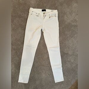 Vince White Jeans with Stretch